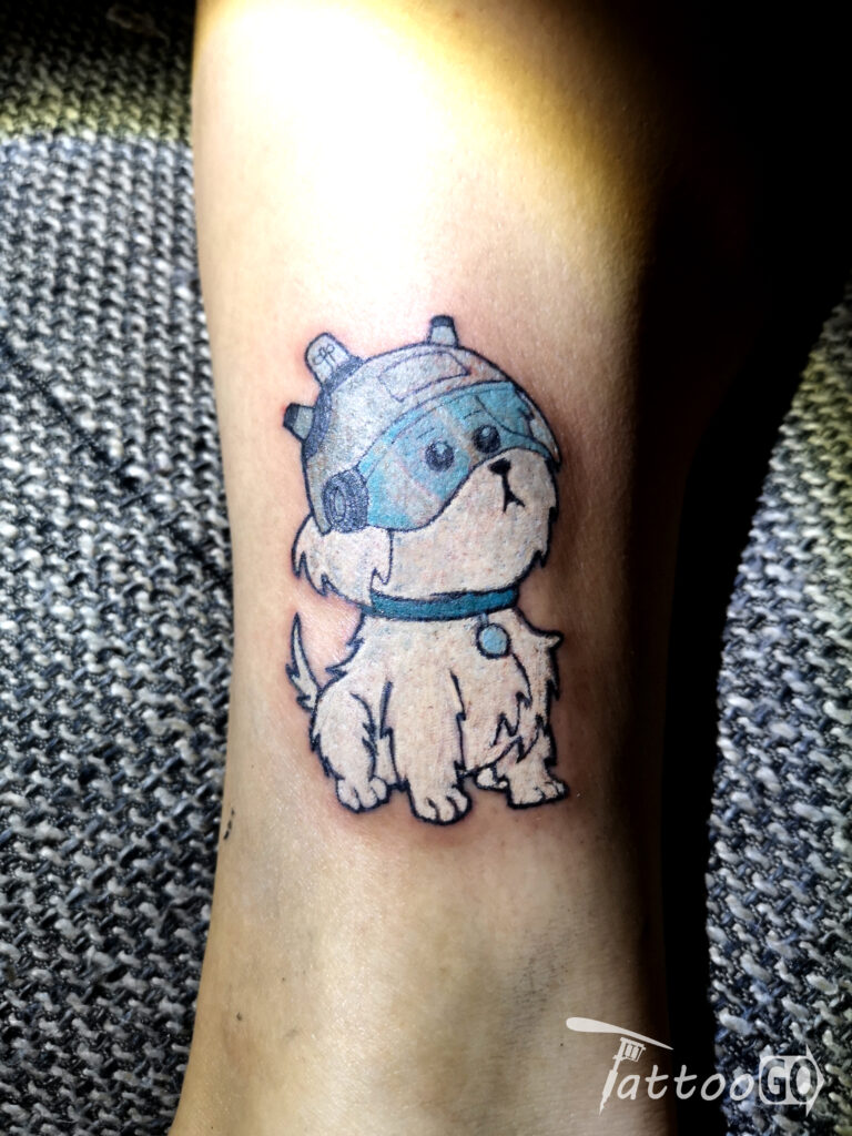 Schneeball, Rick & Morty, Tattoo