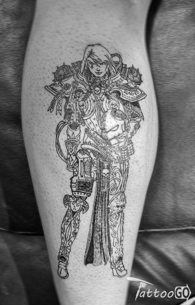 Adepta Sororitas, Warhammer 40K, Tattoo